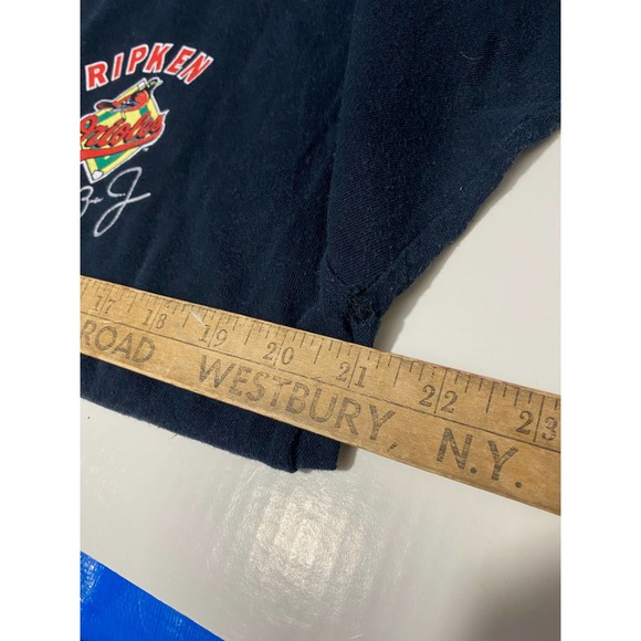 1998 Vintage Cal Ripken Baltimore Oriels Black shirt size Large 21x29 - Picture 5 of 11